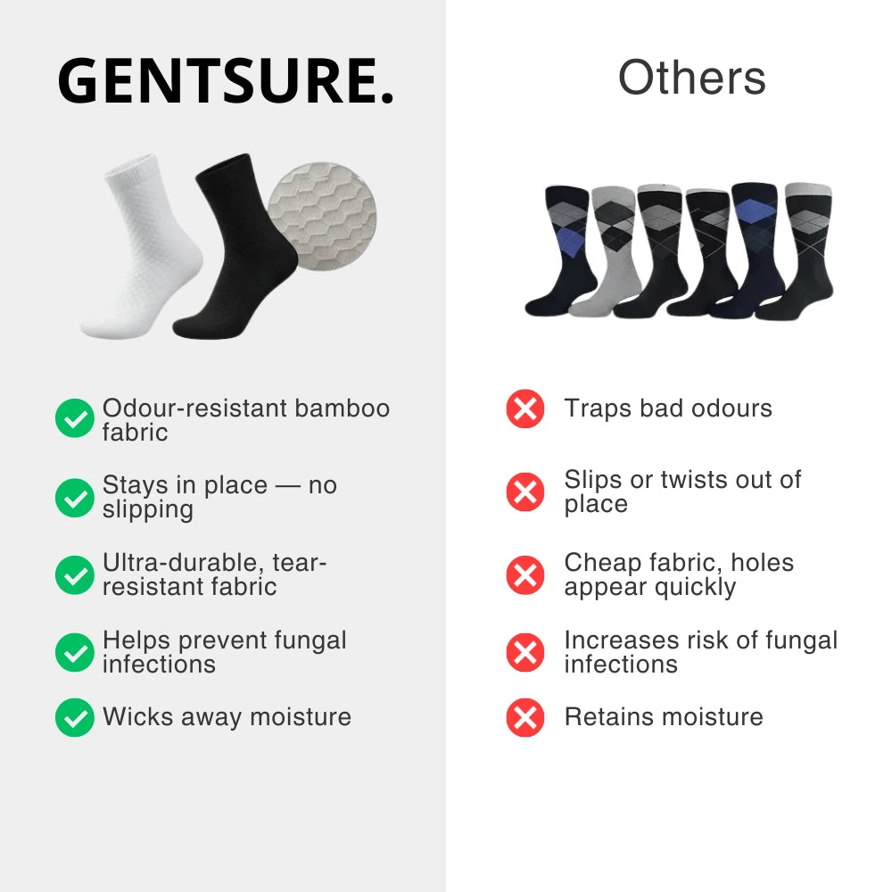 Premium Bamboo Fibre Crew Socks