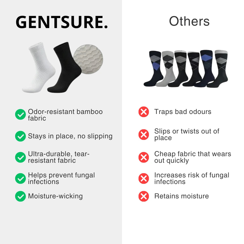 Premium Bamboo Fibre Crew Socks