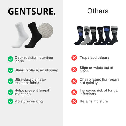 Premium Bamboo Fibre Crew Socks